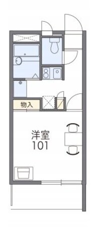 レオパレスウイング城南の物件間取画像